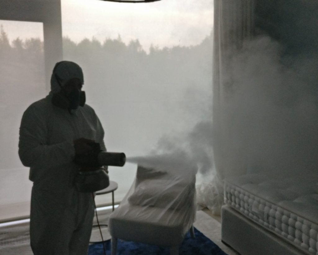 Сухой туман от запахов. Обработка сухим туманов в Костроме. Цены